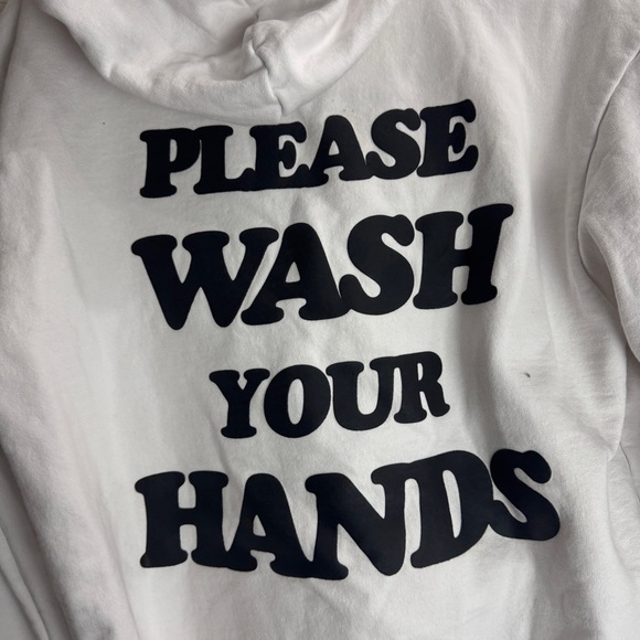 Talentless Please Wash Your Hands Hoodie Size Medium - Picture 2 of 9